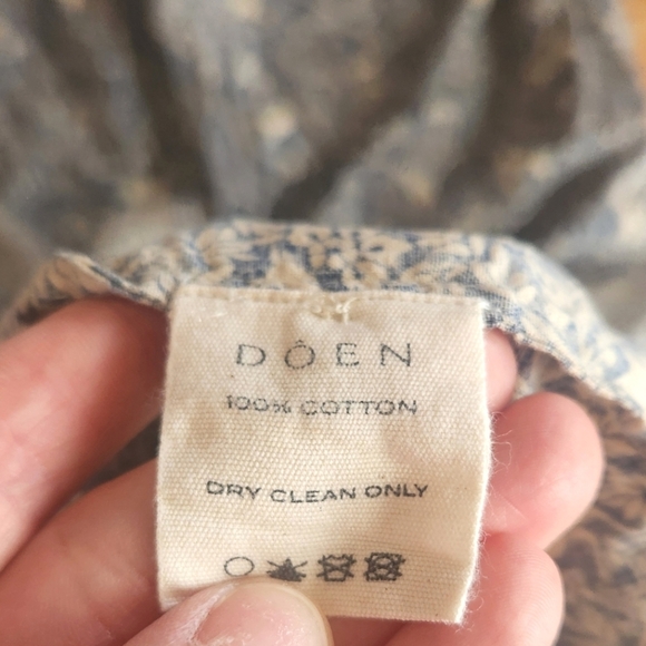 EUC Dôen Rosetta Dress In Prancing Fawn Floral, Size S RARE! - Picture 9 of 11